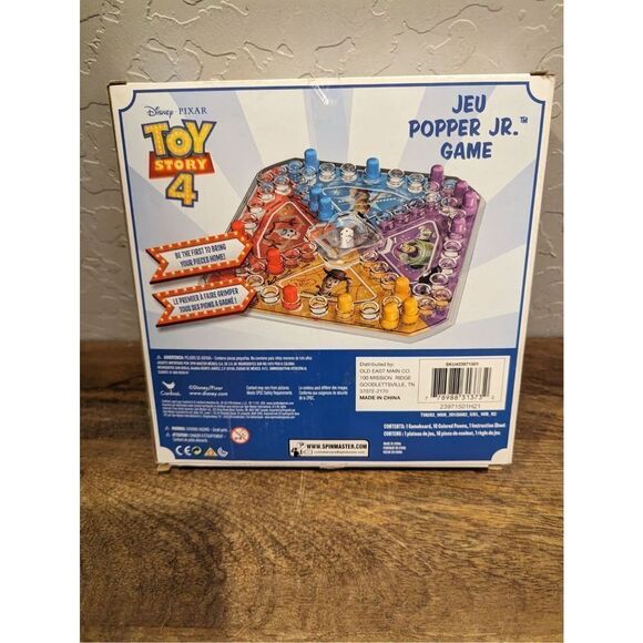 Popper Jr Game DISNEY TOY STORY 4 Pop up Board Game - New - Picture 2 of 2